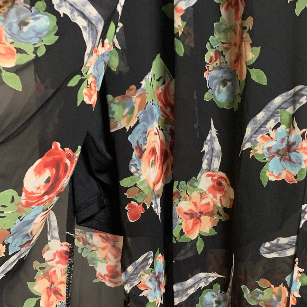 Floral High-Low Dress - Picture 4 of 7